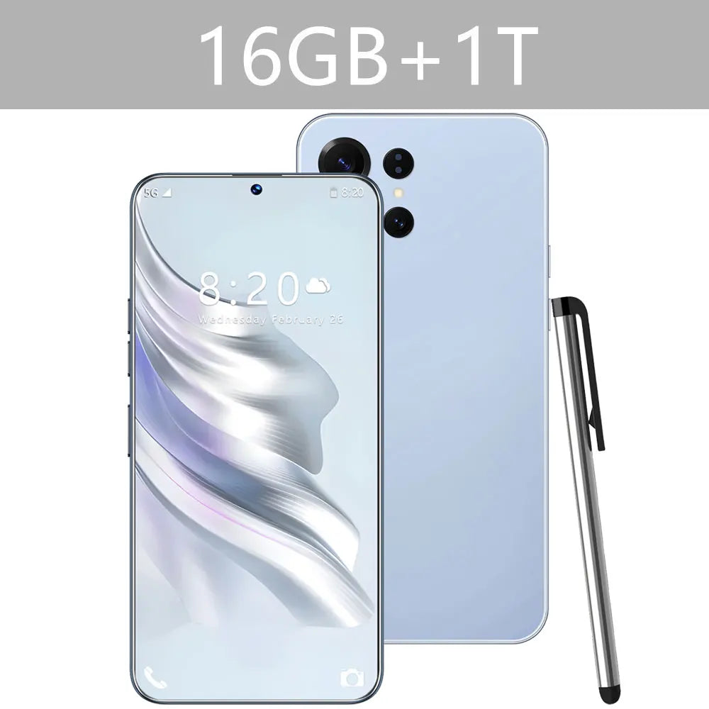 2026 NEW S26 Ultra Original 7.3HD Cheap Intelligent 5G Dual Card Dual Standby Android 14 System Global Version 7800mAh Battery