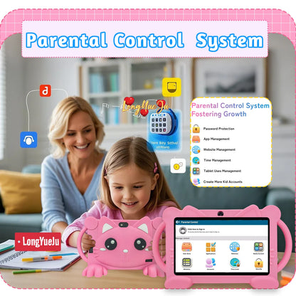 Latest generation 7-inch Android tablet, educational and entertainment all-in-one machine, equipped with IWAWA, parental control