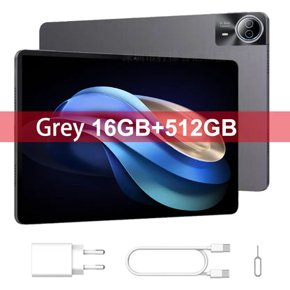 2025 Global Version Super Large Screen 14 inch Tablet Pc Android 14 4G Phone Call 16GB+512GB Tablets 14" GPS 5G WiFi FM 12000mAh