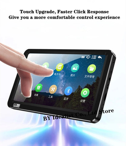 7.1 inch Bluetooth Mp4 Player 64gb Touch Screen Hifi Music Usb Type-c Mp4 Video Player Support TF Card Speaker 6500mAh Battery