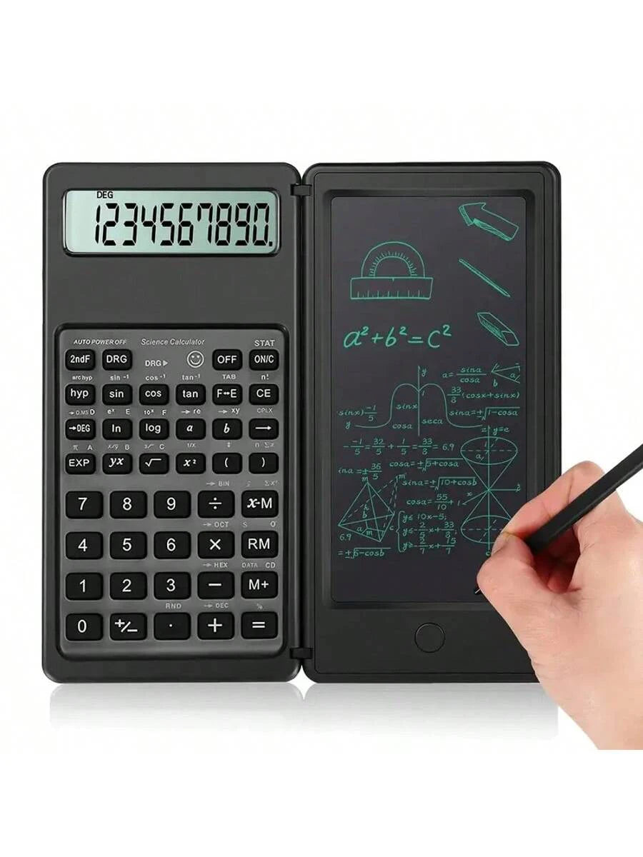 Advanced tablet calculator with LCD touch screen and stylus-as office tools or school supplies, stylish appearance,