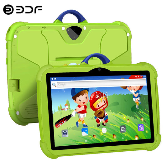2025 New 5G WiFi 7 Inch Tablet For Children Learning Education Kids' tablets Quad Core 4GB RAM 64GB ROM Dual Cameras Android 13